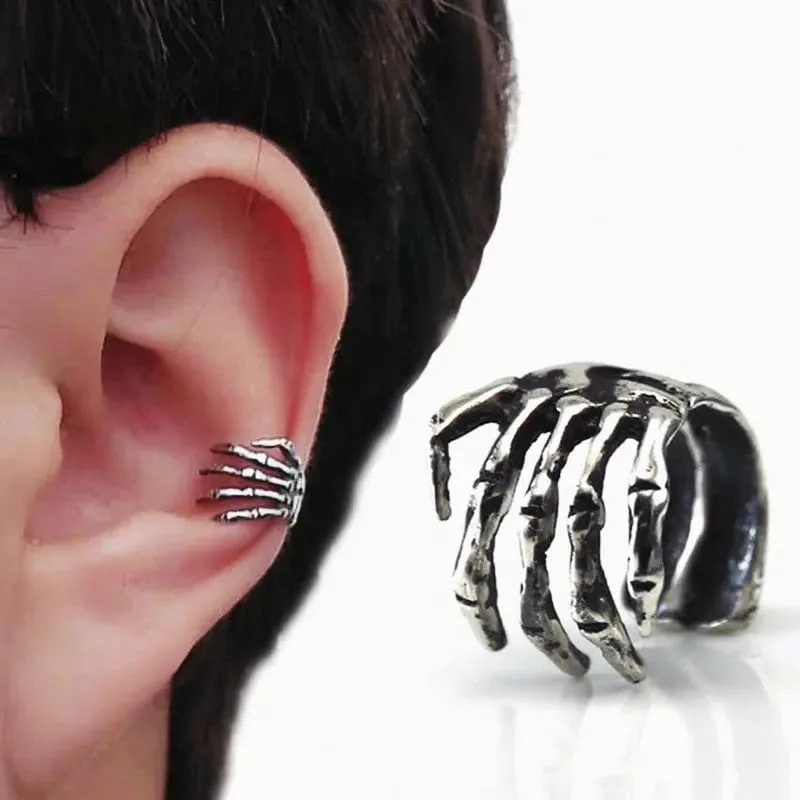 Earcuff Hand - unidad | Acero de Titanio para Hombre | Madox - Detalle