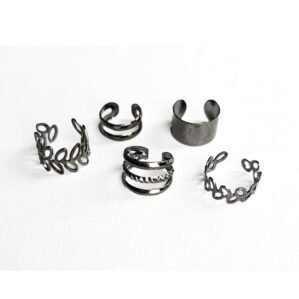 Stiff Little Earrings Set x 5 – Set de earcuffs ajustables en acero de titanio