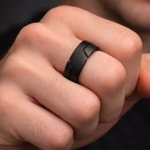 Anillo Moloko | Acero 316L para Hombre | Madox - Vista lateral
