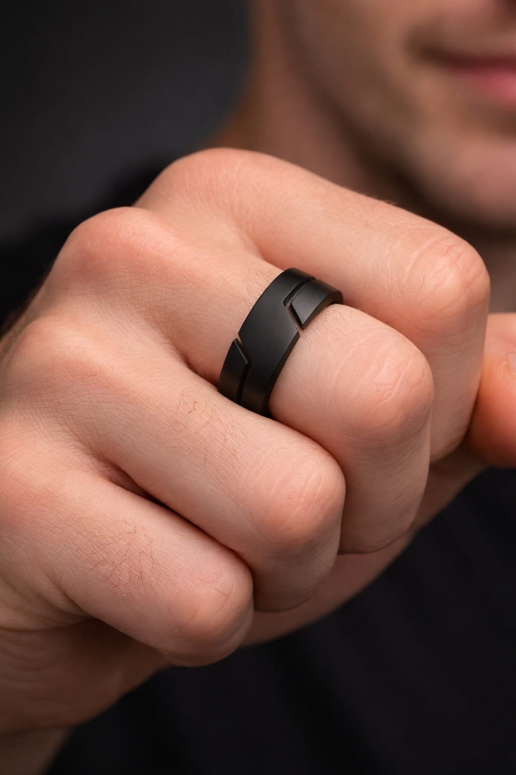 Anillo Moloko | Acero 316L para Hombre | Madox - Vista lateral