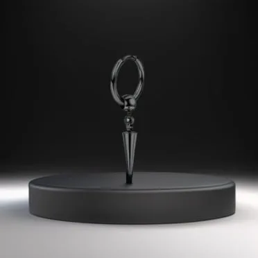 Hoop Púa - unidad | Acero Inoxidable para Hombre | Madox - Vista lateral