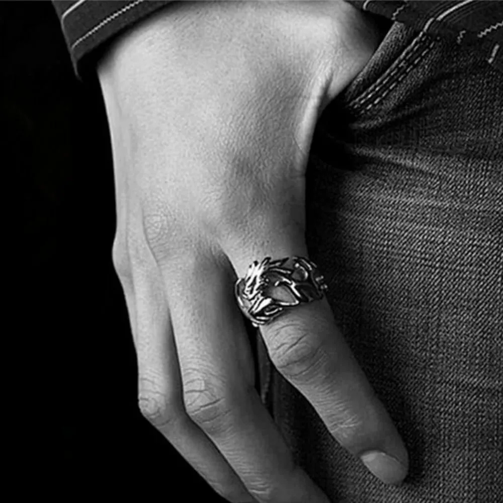 Anillo Dragon Army | Titanio Enchapado para Hombre | Madox - Lifestyle
