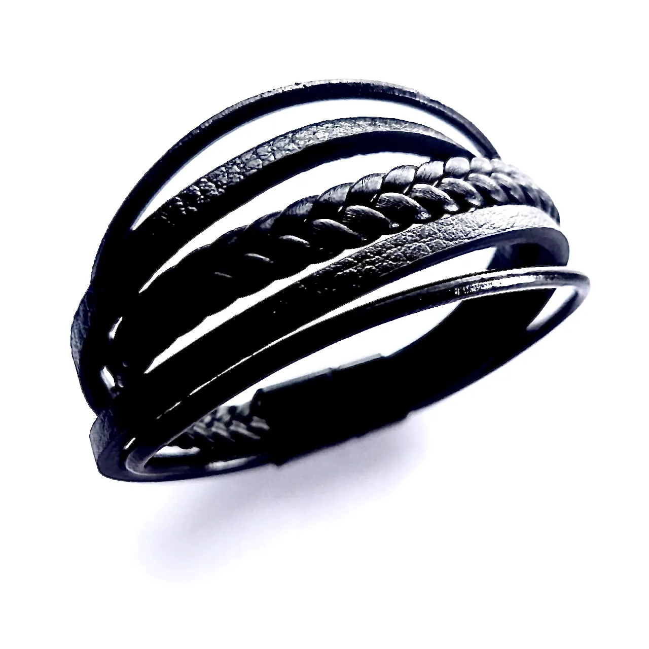 Pulsera Knut | Cuero Sintético para Hombre | Madox - Detalle