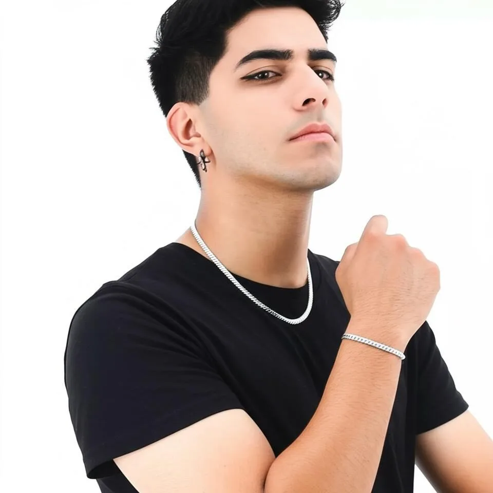 Set MDX - collar y pulsera | Acero 316L para Hombre | Madox - Lifestyle