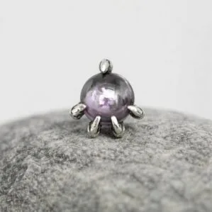 Stud Purple Hex - unidad | Acero Inoxidable para Hombre | Madox