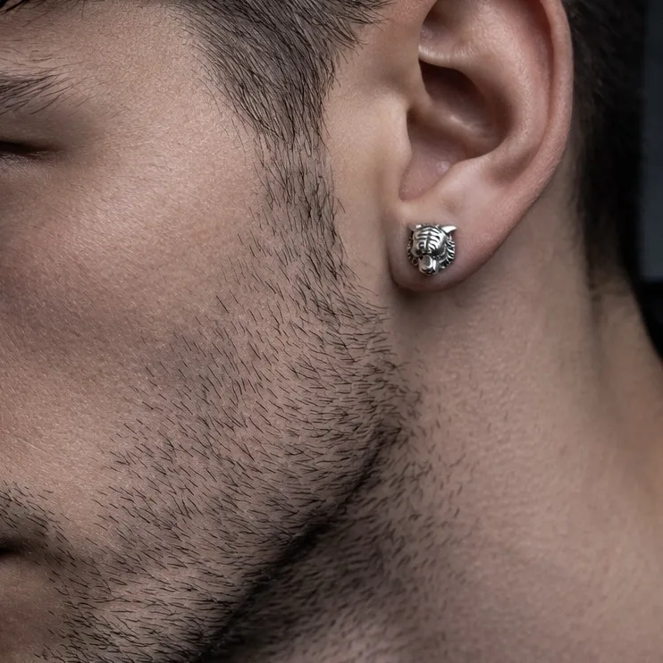 Stud Bengala - unidad | Acero 316L para Hombre | Madox - Vista lateral