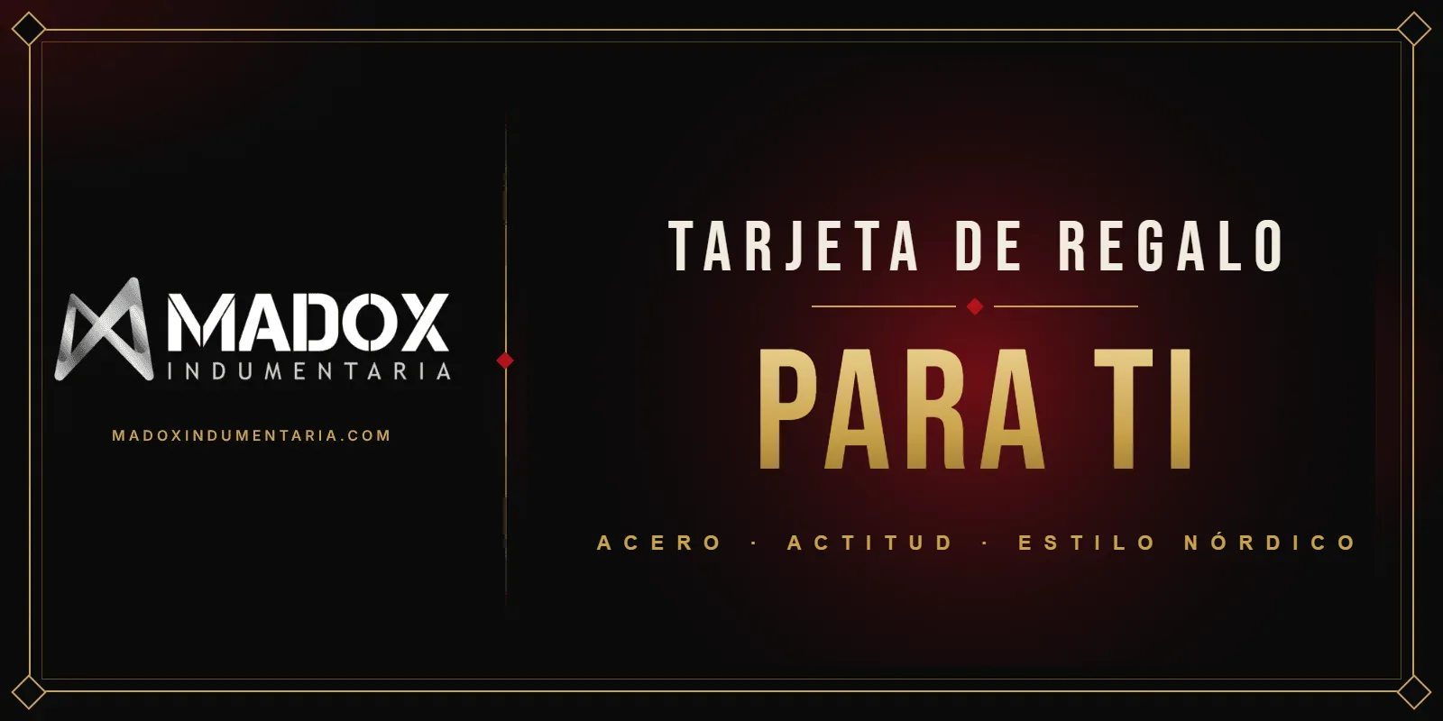 Tarjeta de regalo Madox Indumentaria